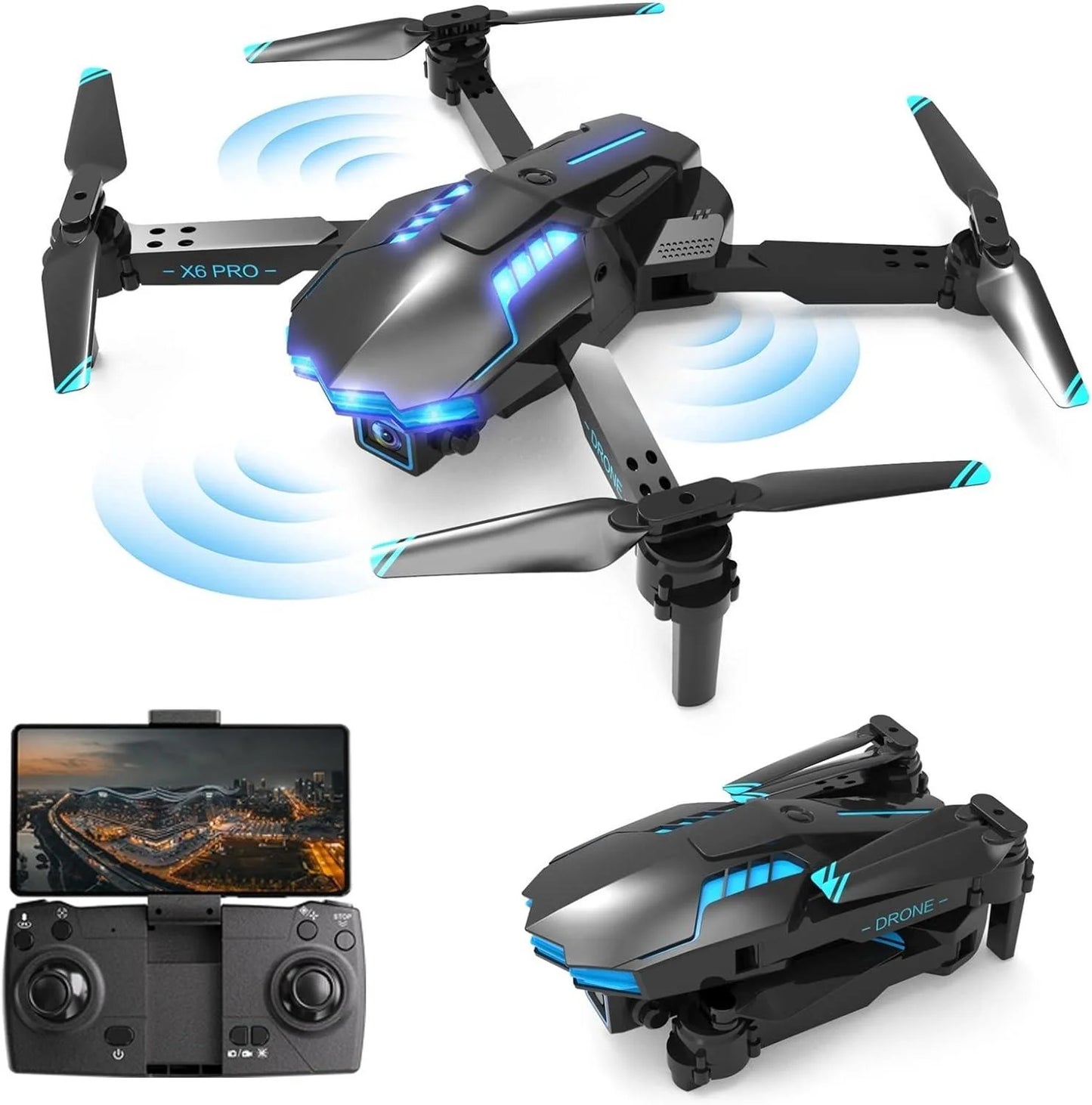 Drone Pro with 4K Dual Camera
