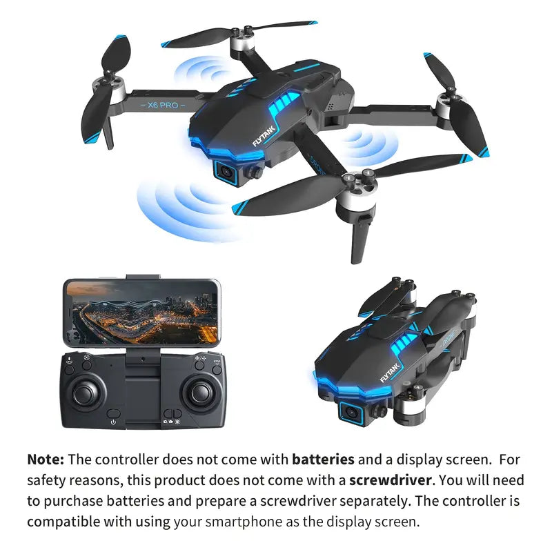 Drone Pro with 4K Dual Camera