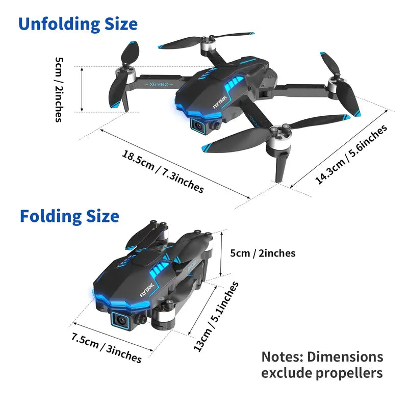Drone Pro with 4K Dual Camera